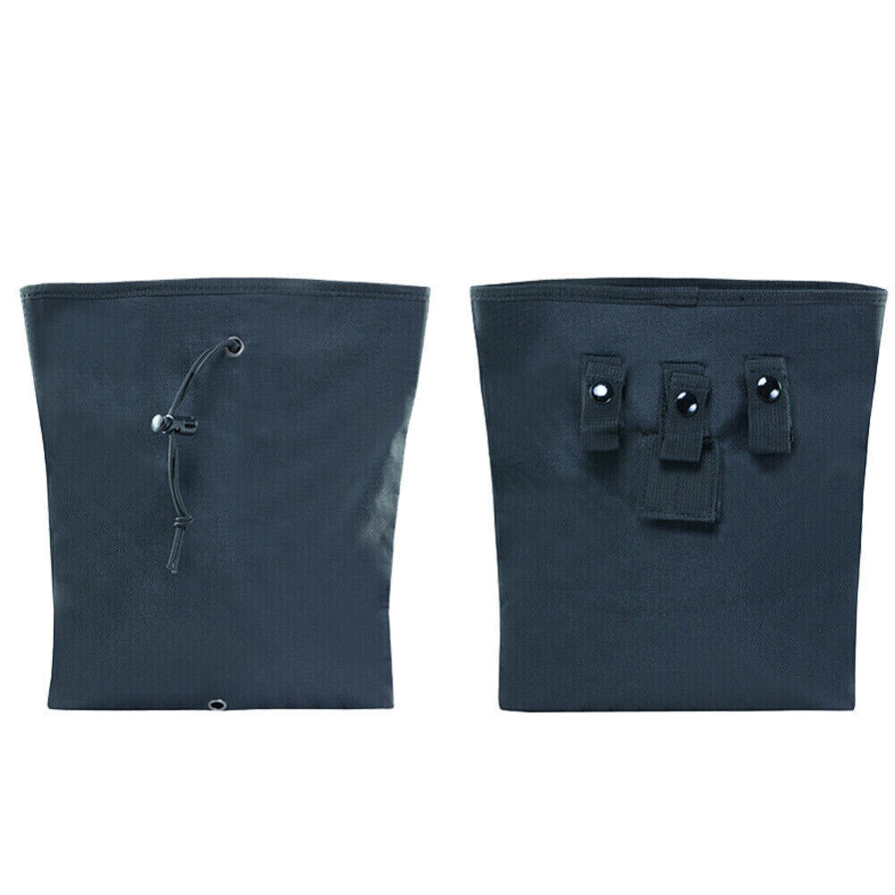 MOLLE Dump Drop Pouch Large with Drawstring - Foldable Tactical Mag Dump Pouch