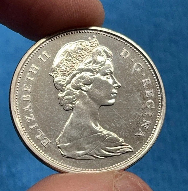 1967 Canada Half Dollar - 50 Cents - Centennial Wolf - Sharp Detail