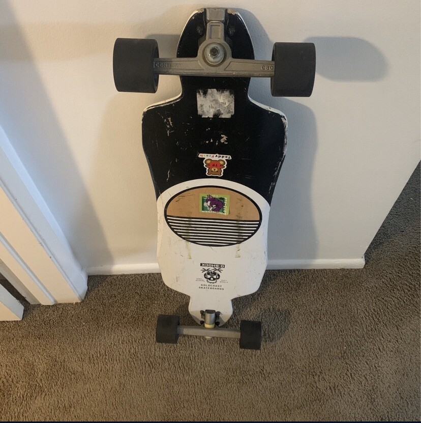longboard skateboard complete used
