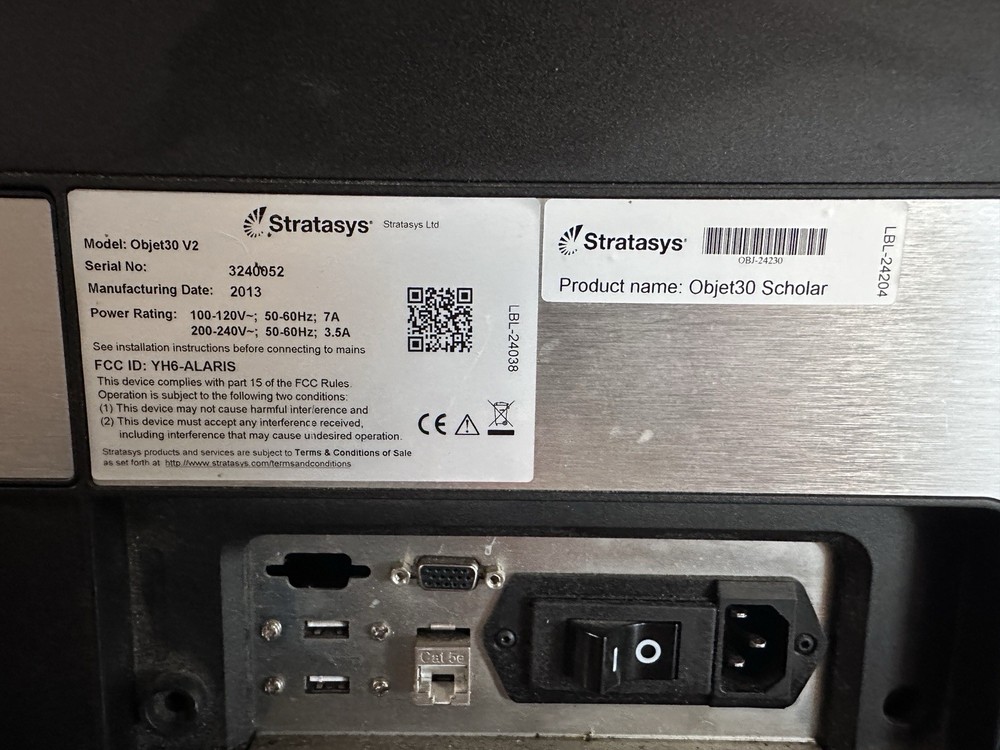 Stratasys Objet30 Scholo