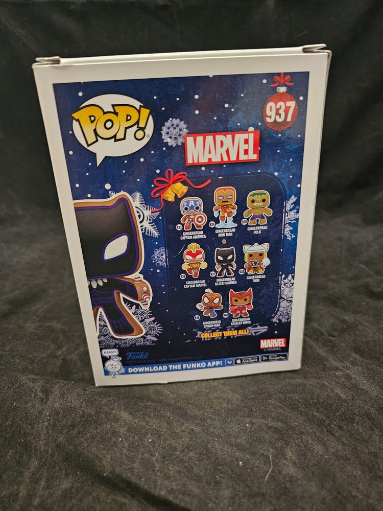 GINGERBREAD BLACK PANTHER FUNKO POP MARVEL NEW