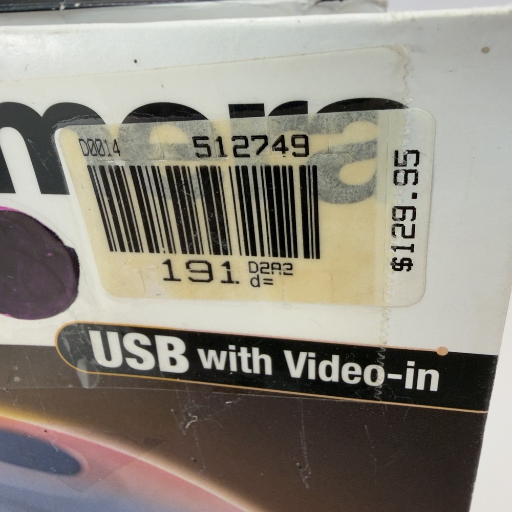 Intel PC Camera Pro Pack USB Video-In Complete Kit Boxed Vintage Webcam