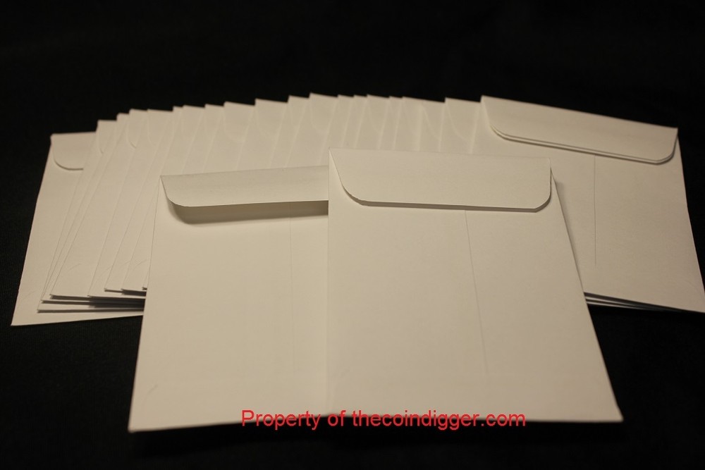 100 Seed Envelopes 3x4.5 White Envelope Seeds Pouch Storage Organizing Shipping