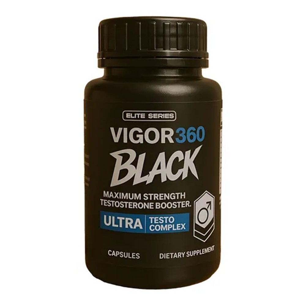 Black Vigor 360 Capsules Delay Ejaculation Climax Timing Pill Supplement Boost ⚡