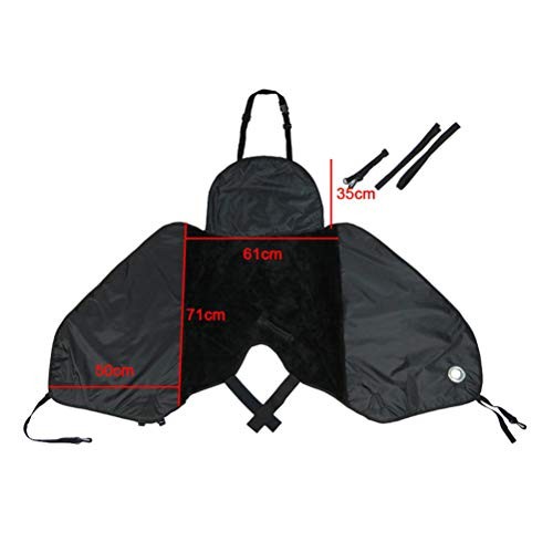 Scooter Windshield Blanket for Keeping Warm, Windproof Leg Cover Apron, Plush