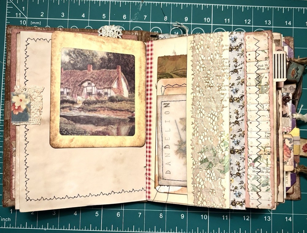 Handmade Junk Journal Victorian Grunge