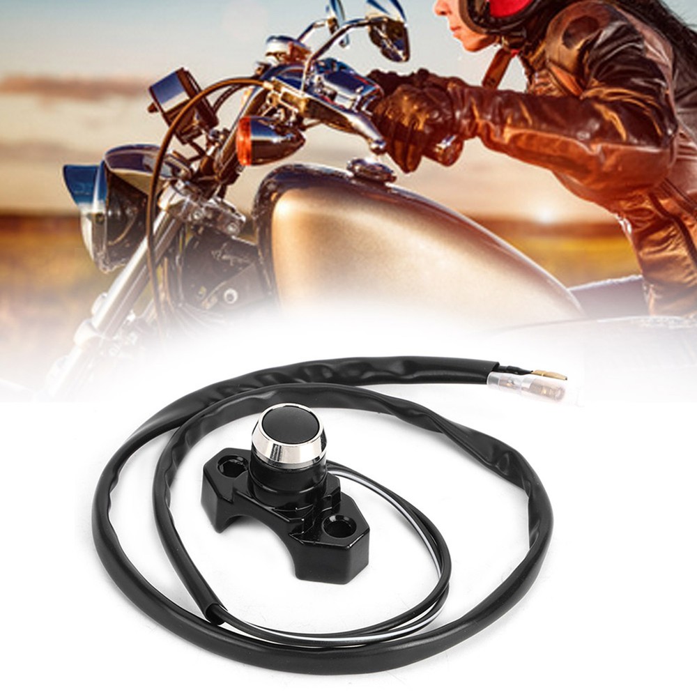 22mm Motorcycle Motorbike Handlebar CNC Engine Start Stop Kill Button Switch BT