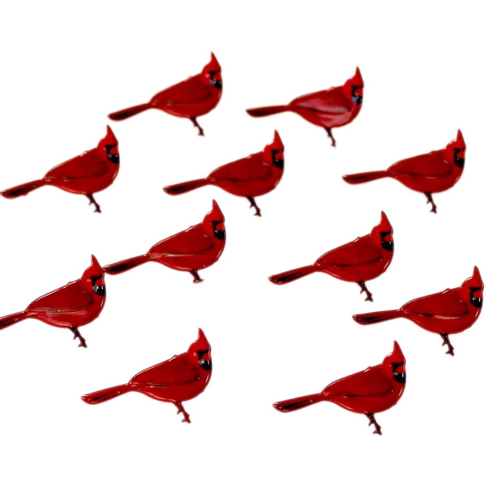 Eyelet Outlet QBRD2-206  Shape Brads 12/Pkg-Cardinal