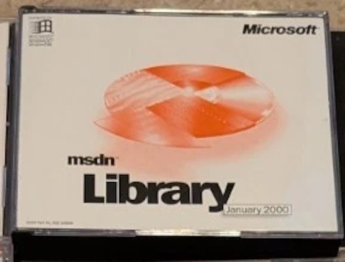 Microsoft MSDN Library CD-ROM Set (January 2000)
