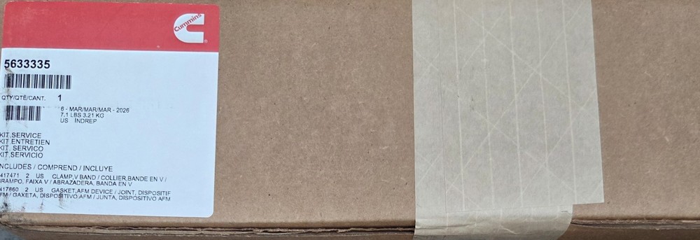 5579369 CUMMINS PARTICULATE FILTER KiT