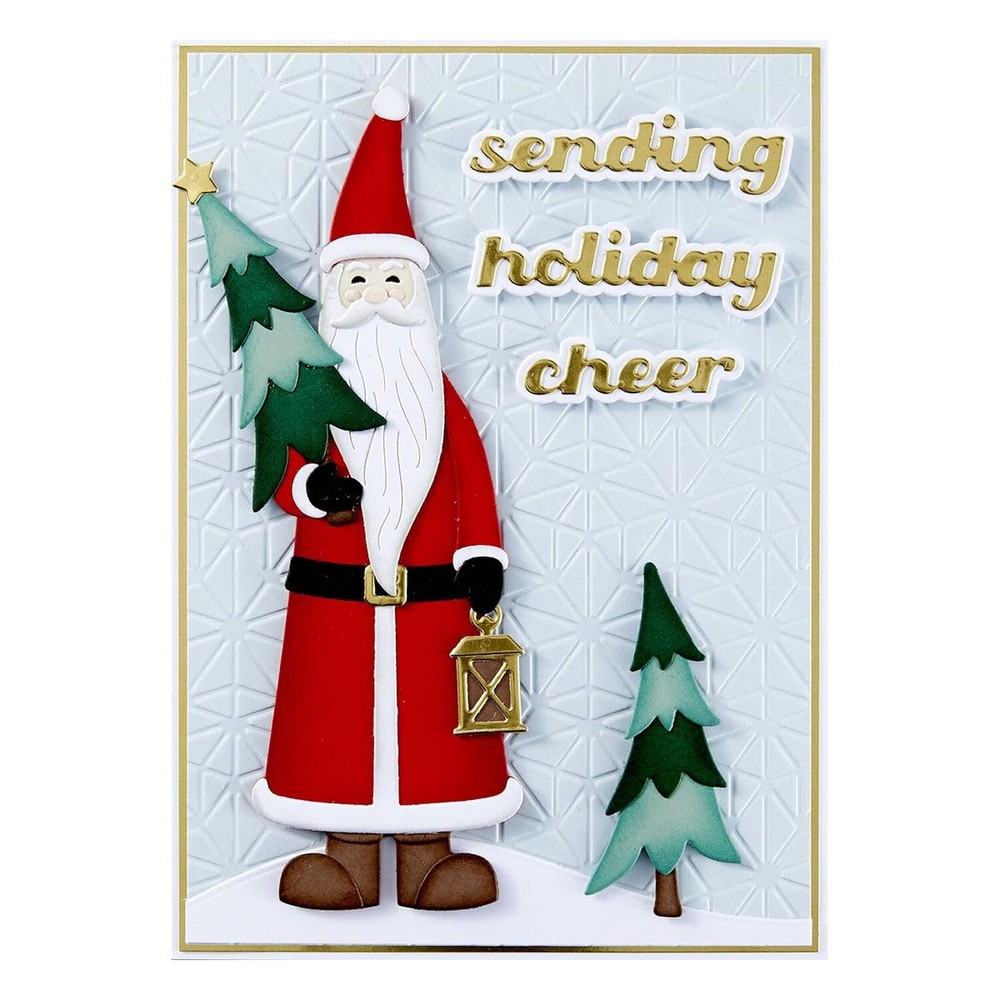 Spellbinders St. Nick Etched Dies, Metal
