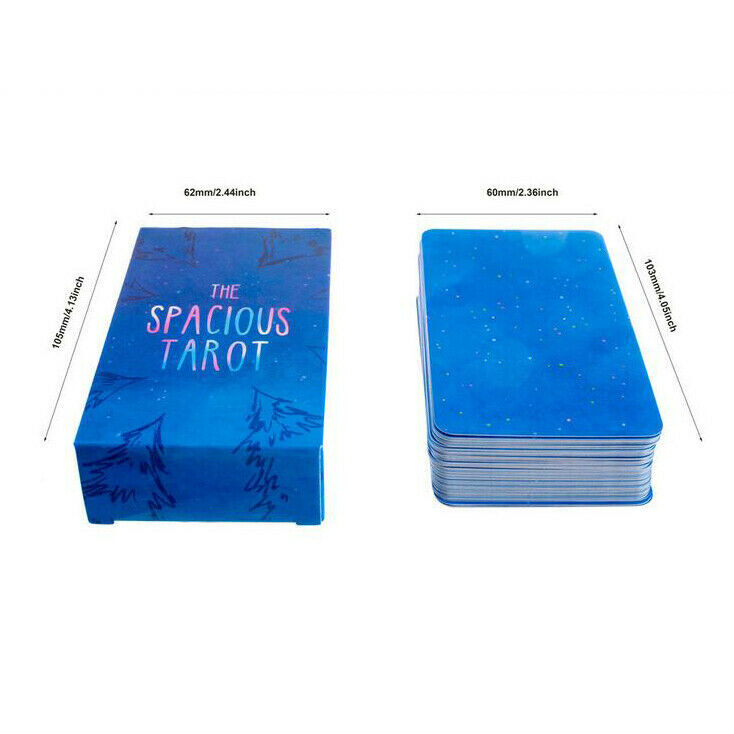 The spacious Tarot Deck 78pcs Cards Divination Prophet Cards Gift Board Game