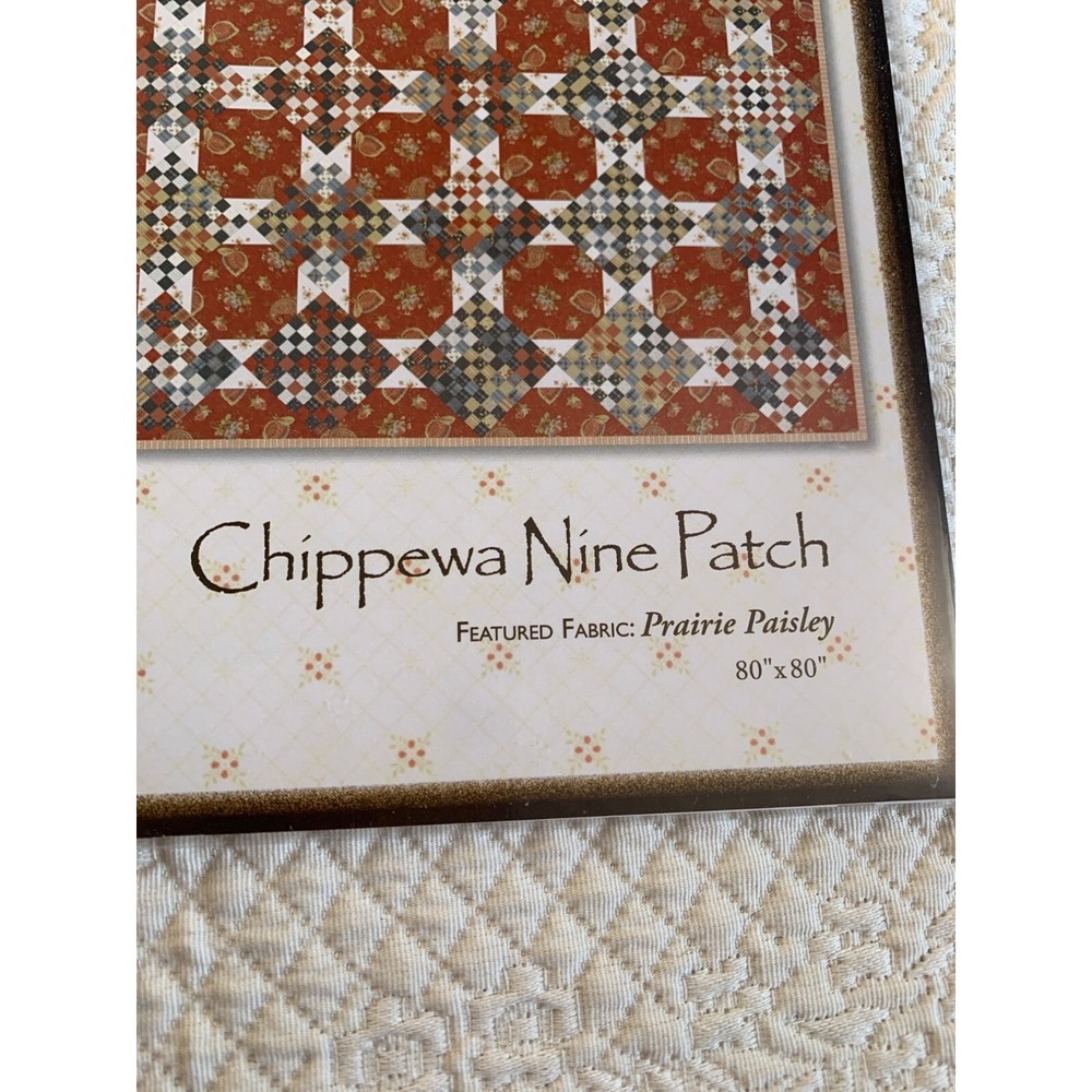 Minick & Simpson Chippewa Nine Patch Quilt Pattern - New