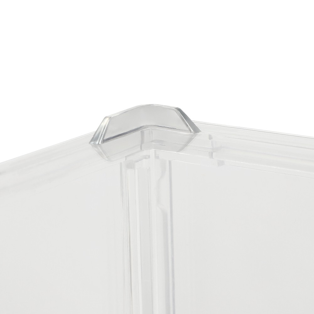 Compact 2-Tier Display Shelf Clear Cake Cupcake Bread Storage Box Display Case