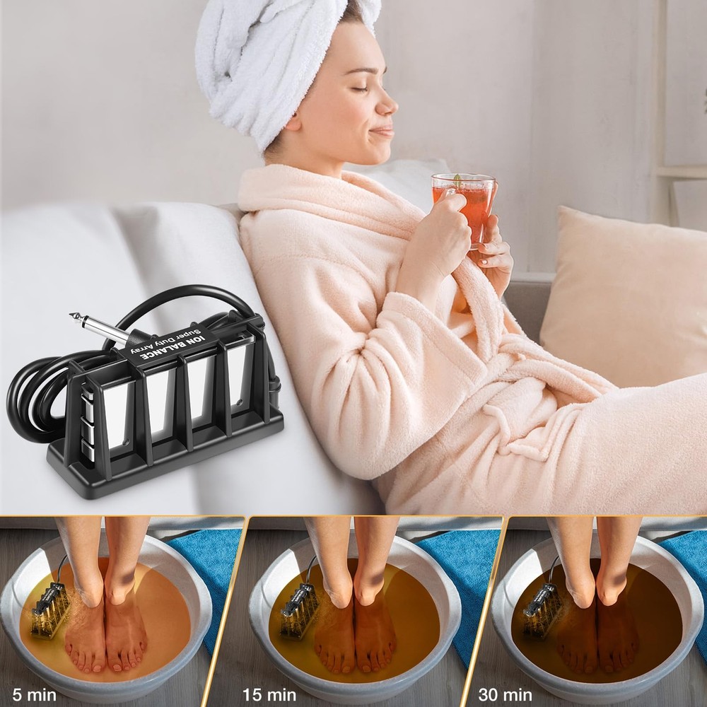 Ionic Detox Foot Bath Machine Spa Replacement Arrays Easy To Clean 2PK