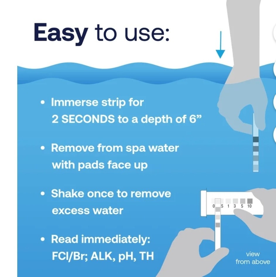 HTH Spa Test Strips New