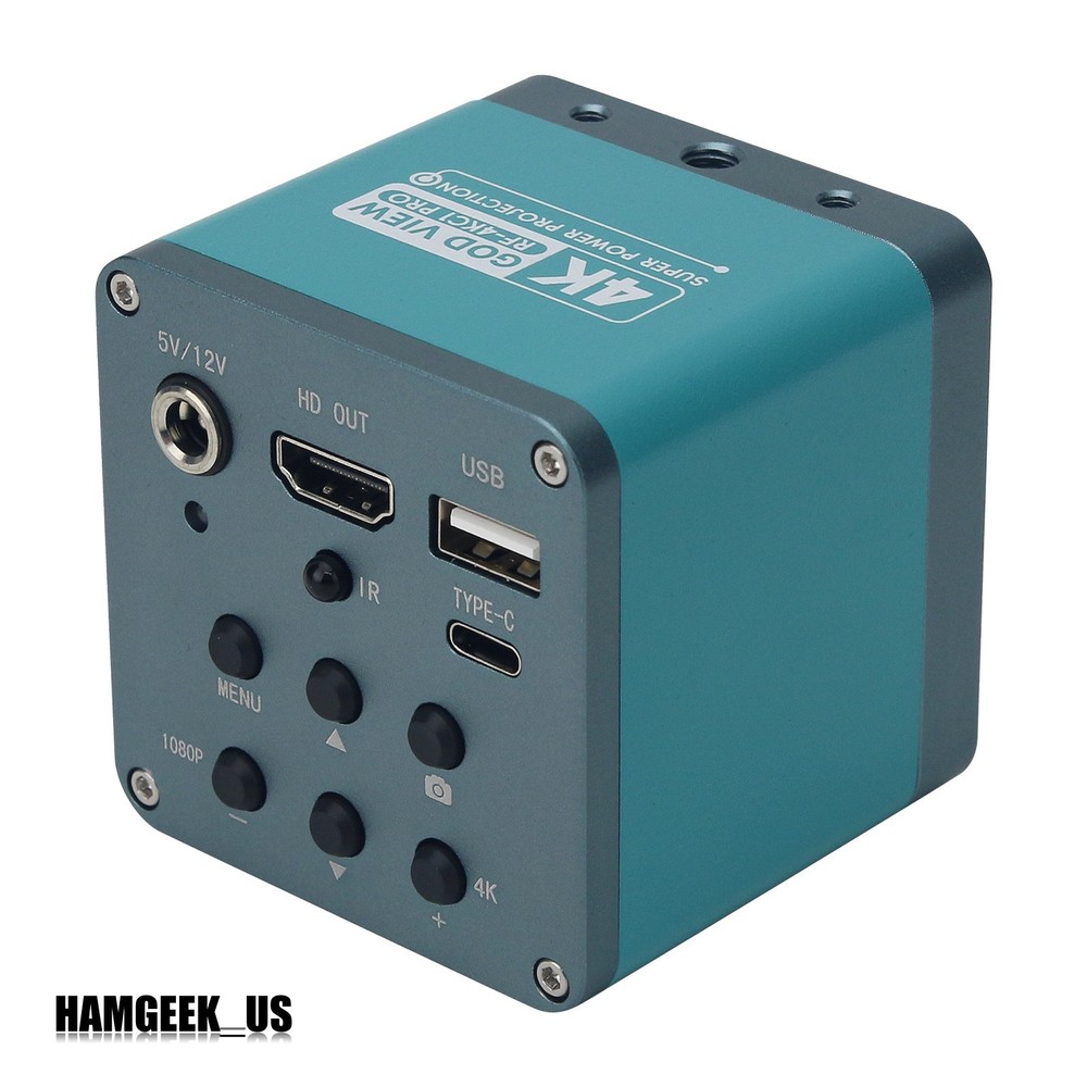 RF4 4K HDMI-compatible High Resolution Ultra HD Industrial Microscope Camera