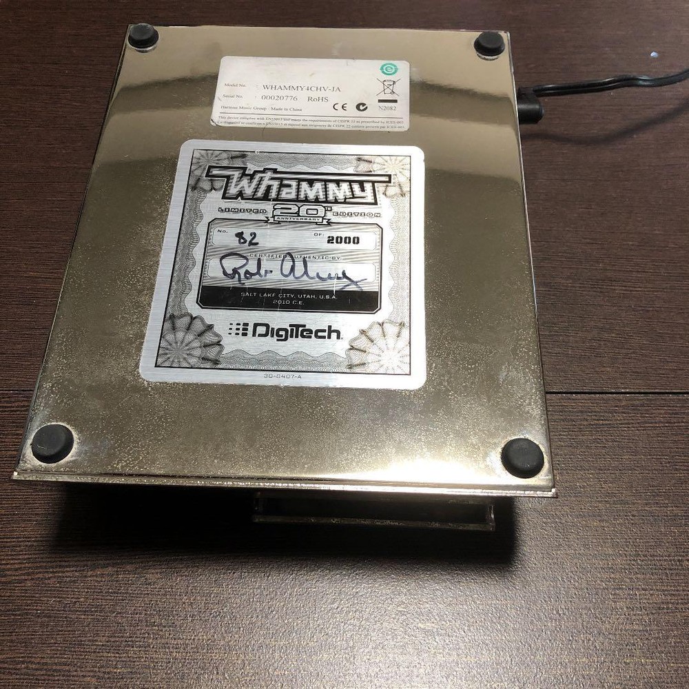 DigiTech Limited Edition 20th Anniversary Chrome Whammy tasted