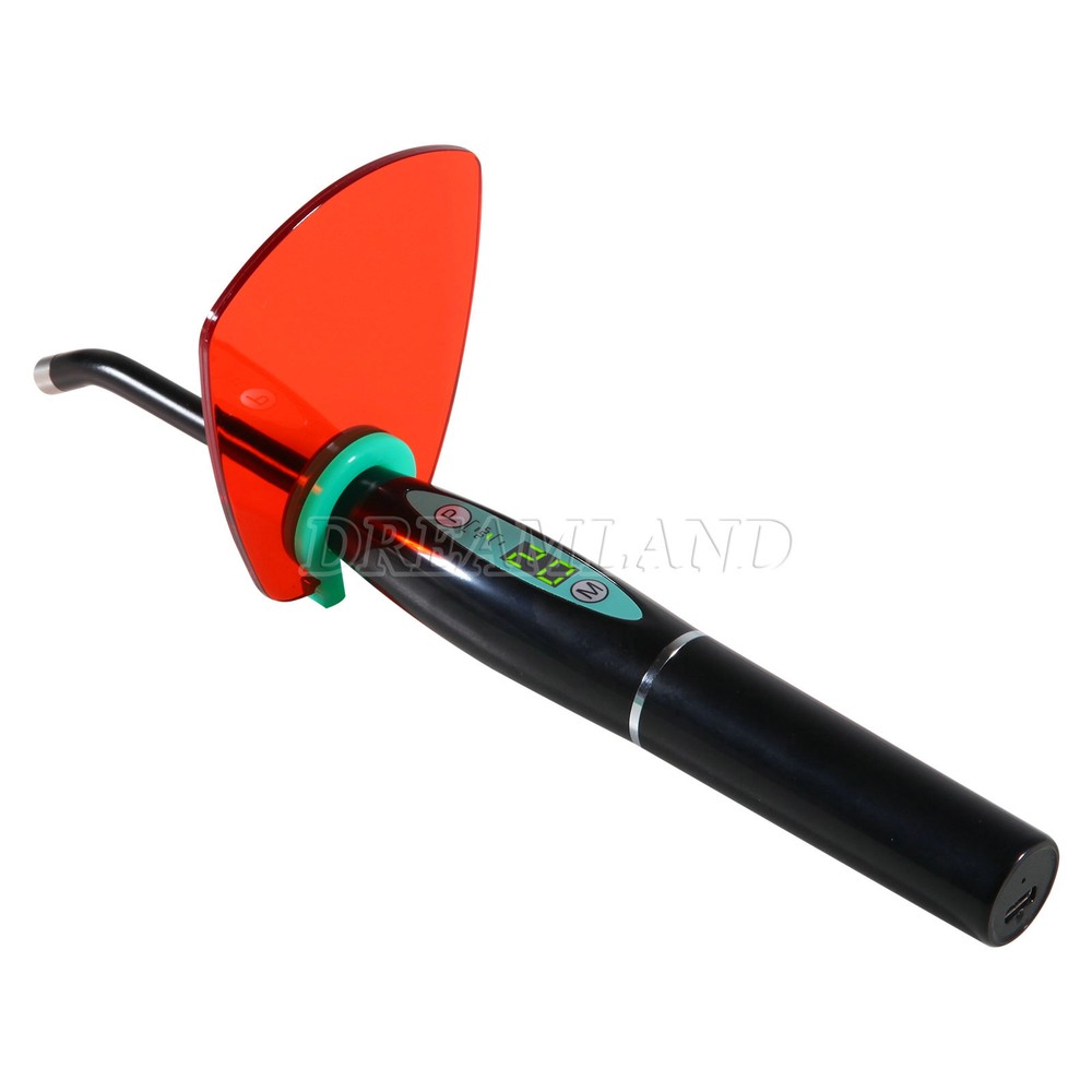Dental Wireless LED Cure Curing Light Lamp 2000mw 5W Tool Resin Cure