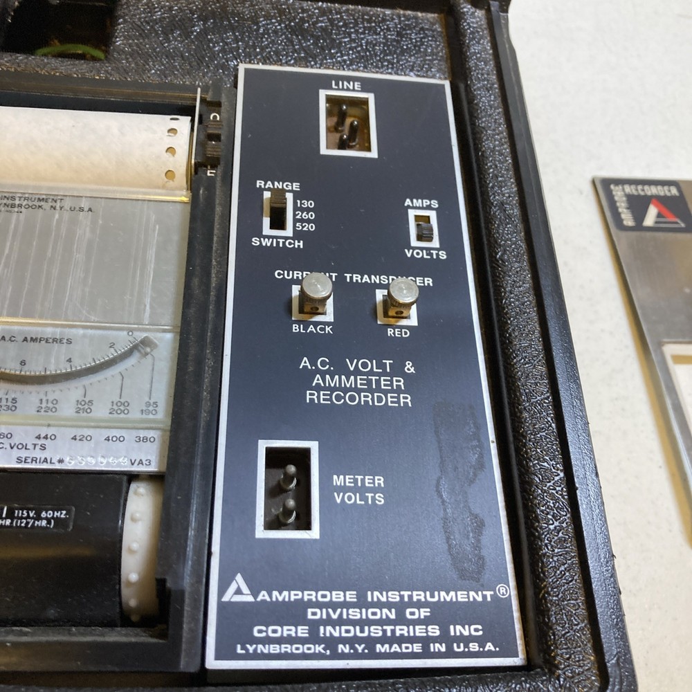 Amprobe Recording Meter With Case AVA83. Cl