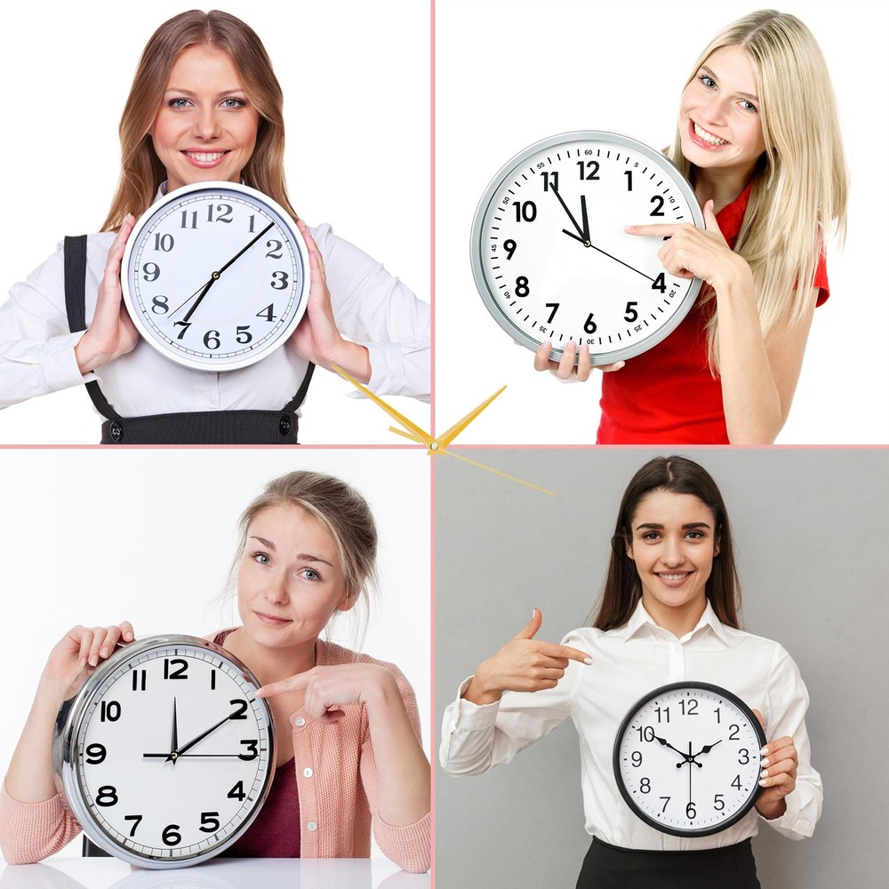 4 PCS High Torque Quartz Clock Movement Mechanism Replacement Style 1