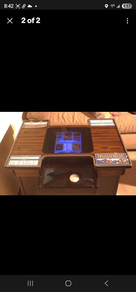 MILLIPEDE ARCADE COCKTAIL MACHINE by ATARI 1980 (Excellent Condition) *RARE*