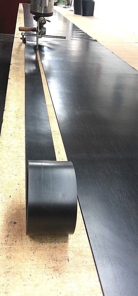 Neoprene Sheet Rubber Solid Strip 1/4"Thick x 3" W x 10-Foot Roll 60 Duro Std