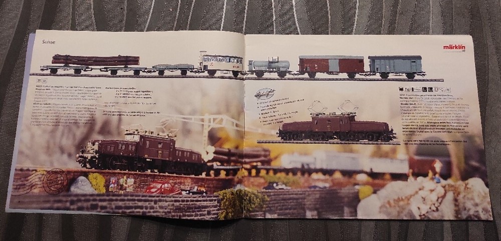 catalogue Märklin models export 2002 model railway train HO