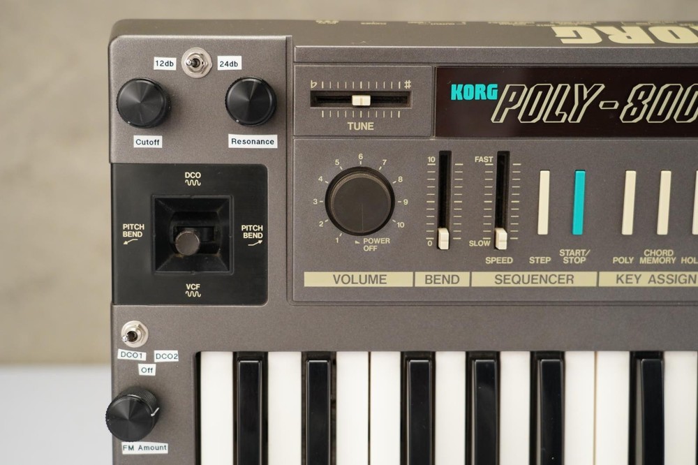 Korg Poly-800 Polyphonic Synthesizer w/ Filter Mods & Original Box #56009