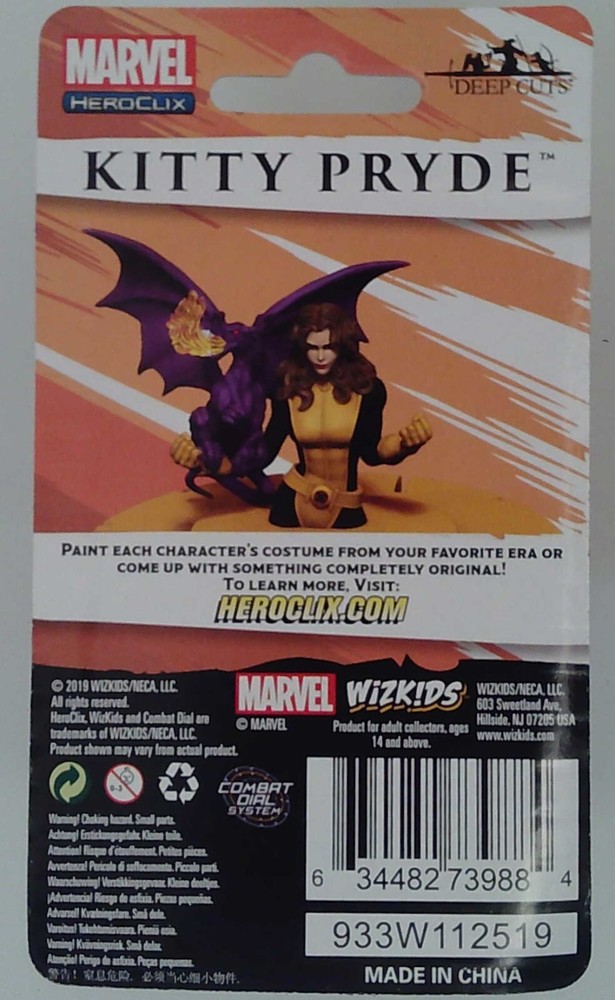 MARVEL HEROCLIX DEEPCUTS: KITTY PRYED (WZK 73988)
