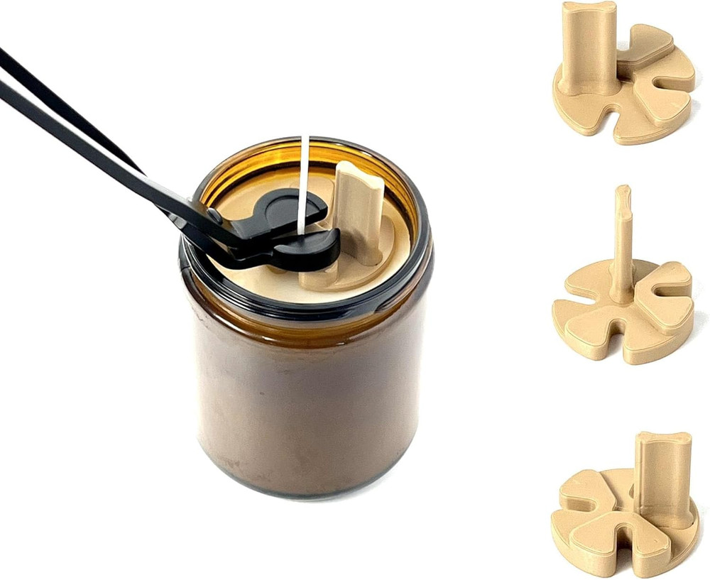 Adjustable Candle Wick Centering Tool Kit with Magnetic Placement for Jars Cups