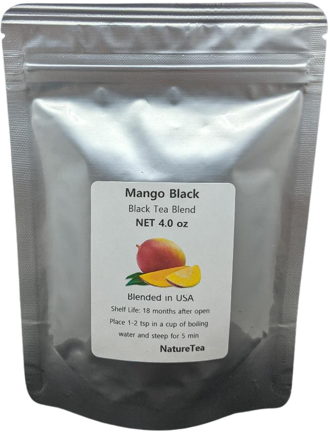 Mango Black Tea - Loose Leaf Black Tea Blend By Nature Tea