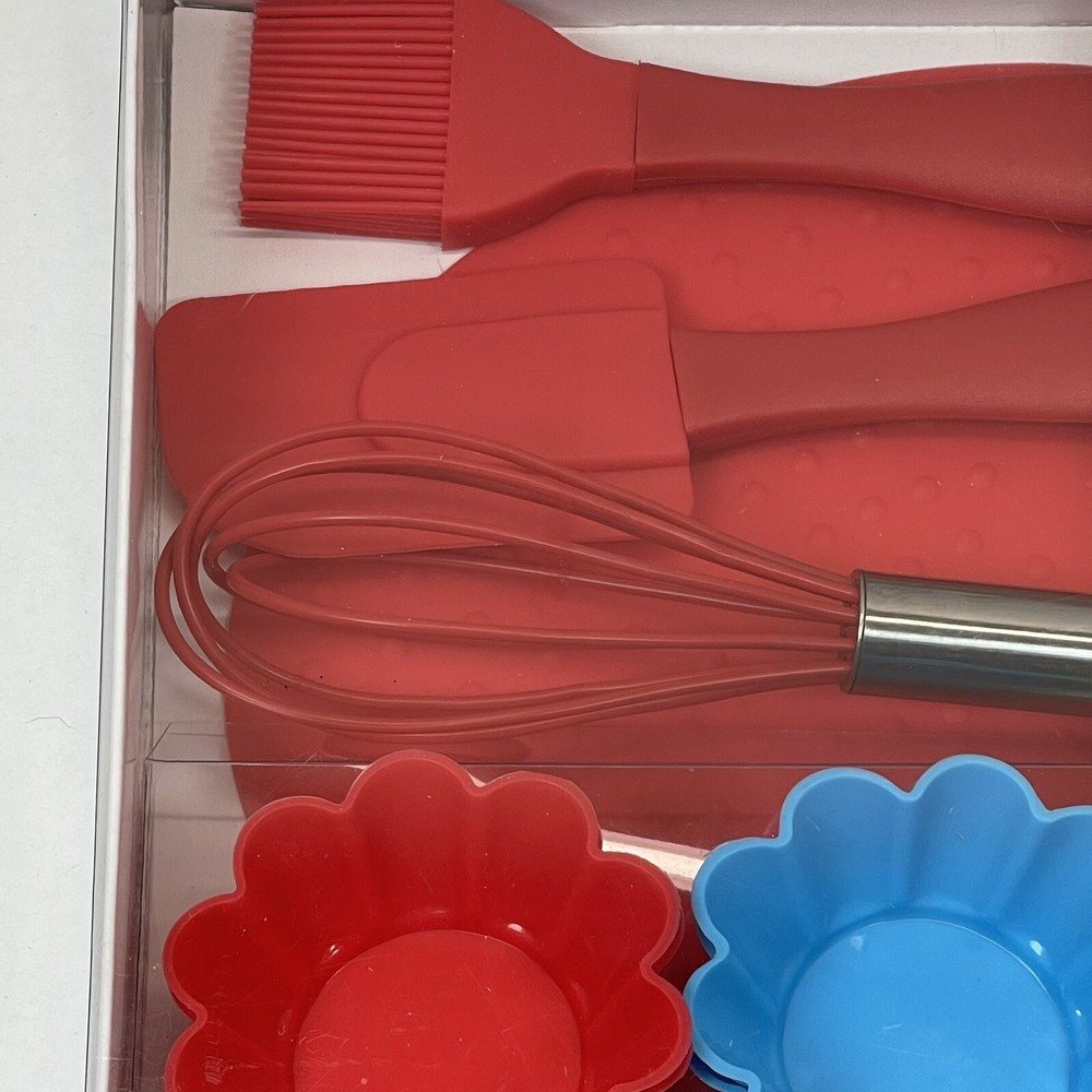 Silicone Cupcake Baking Set Essential Tools For Everyday Baking Kitchen 10 Piece