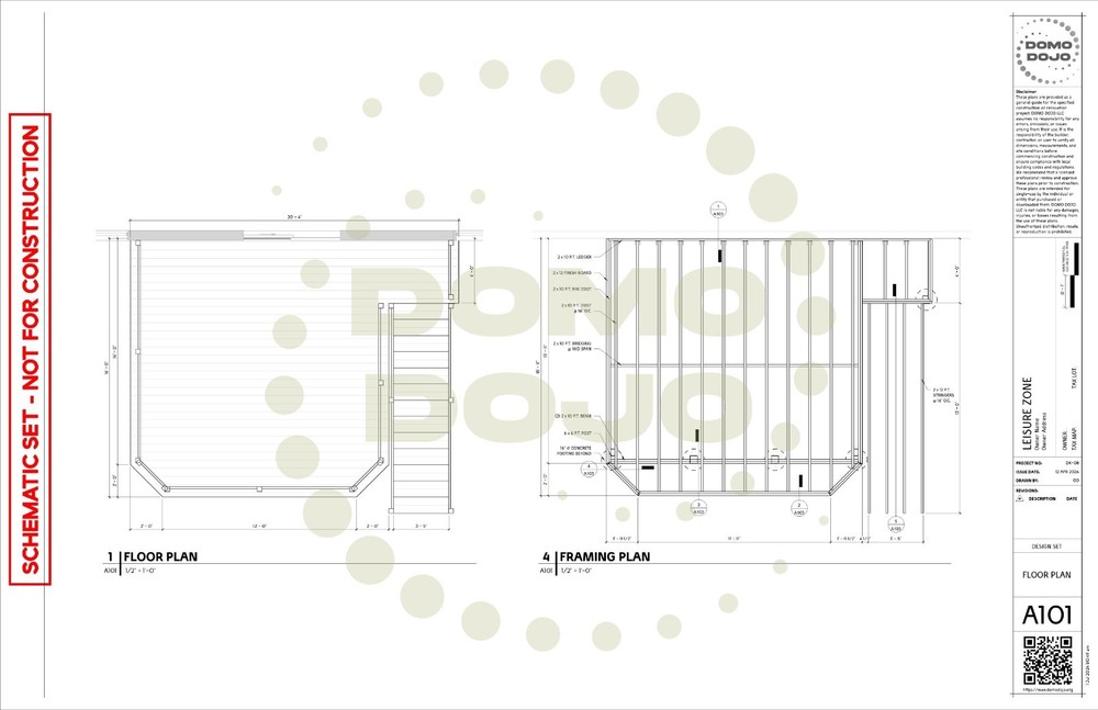 Leisure Zone Deck Plans – PDF Downloadable Blueprint