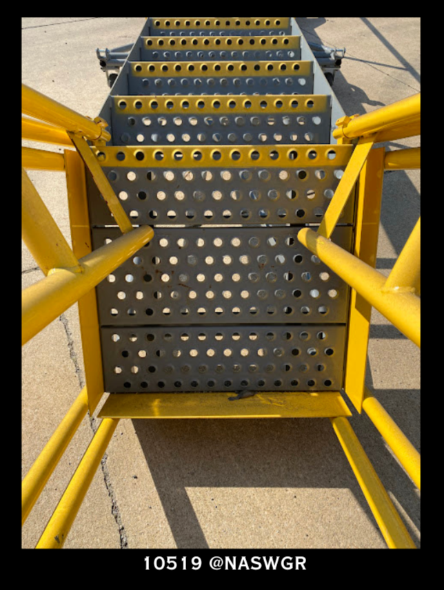 Cotterman Workmaster Heavy-Duty Rolling Ladder - 15 Step Ladder