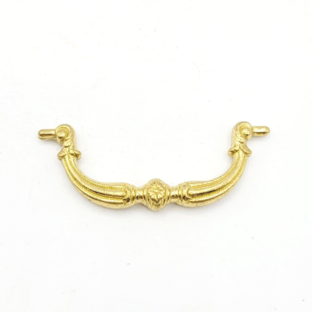 Vintage Brass Ornate Bail Pull Handle Replacement 2.75" Salvage Reclaimed