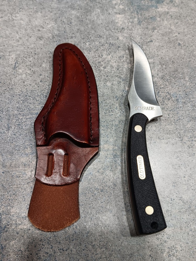 Schrade Old Timer 152OT Sharpfinger Fixed Blade Knife