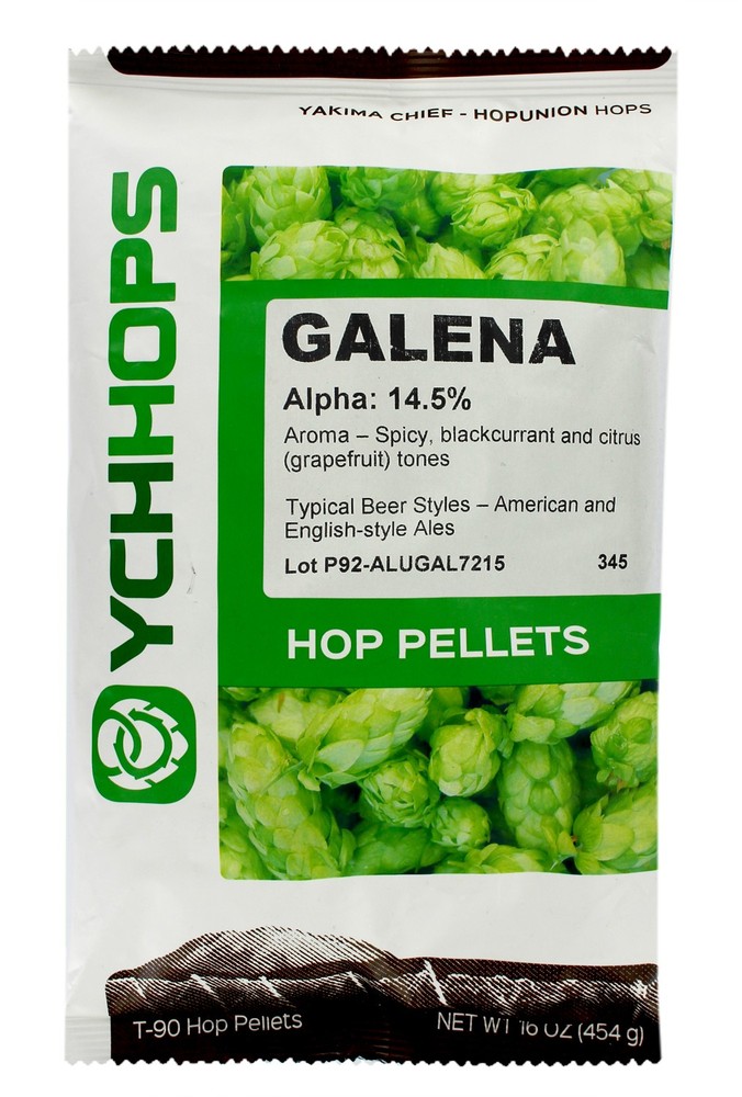Galena Hop Pellets- 1 lb bag