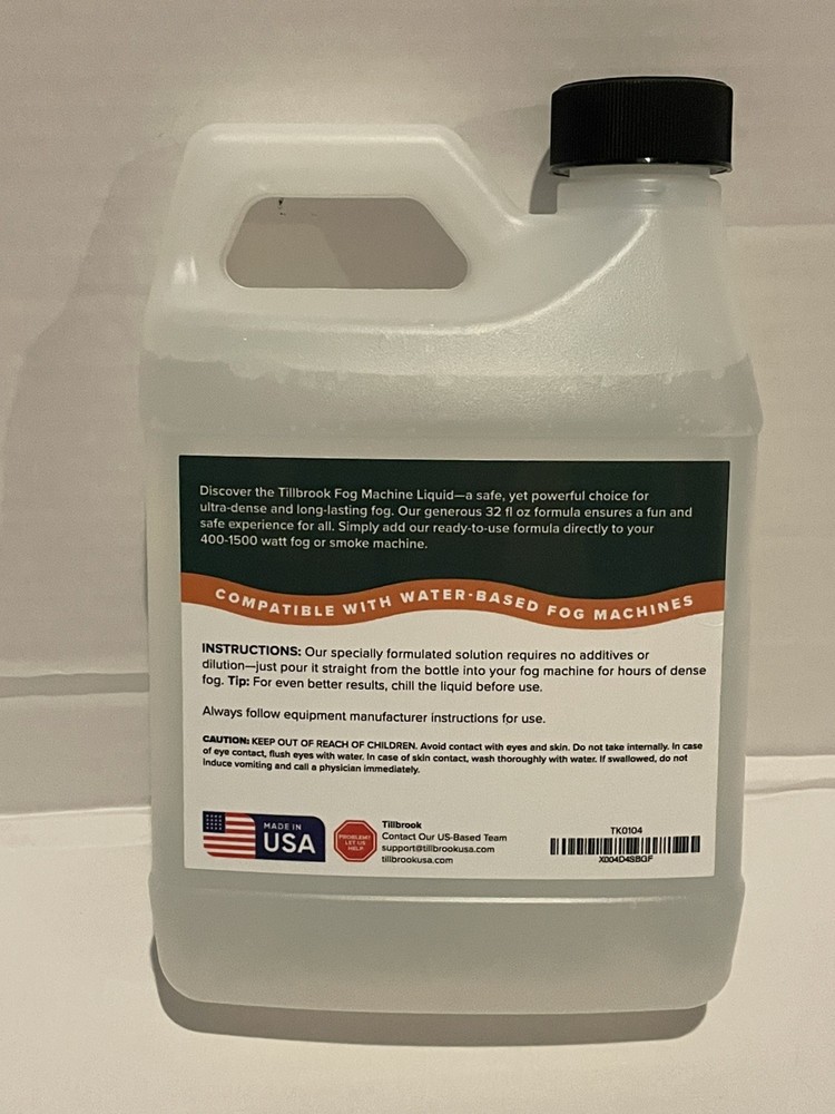 Fog Machine Liquid 32oz For Water Based Mist Maker Machines