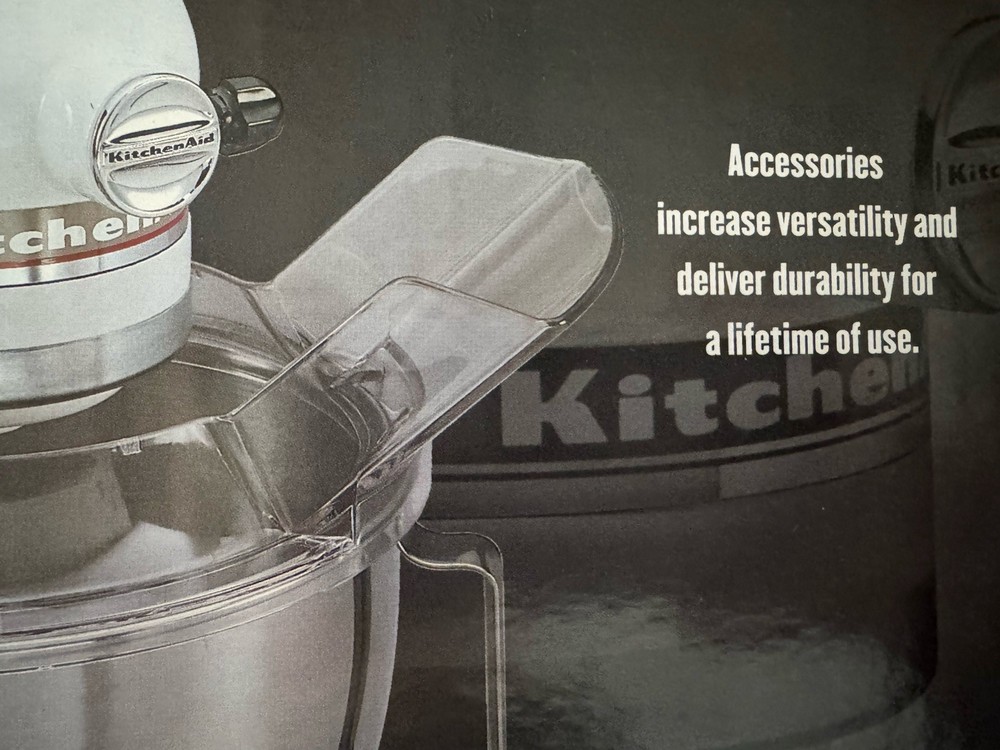 KitchenAid 2-Piece Pouring Shield Clear Plastic Stand Mixer Accessory