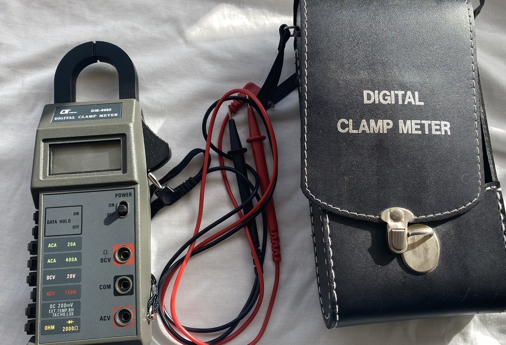 Vintage Digital Clamp Meter Testers DM-6005