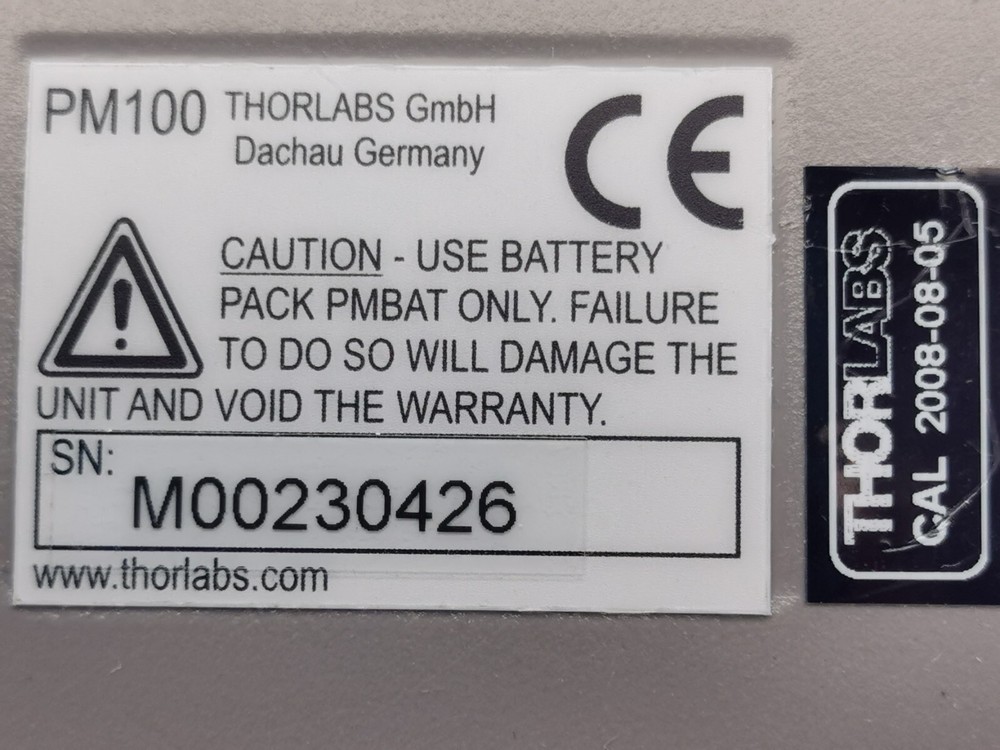 Thorlabs PM100 Optical Power And Energy Meter Console