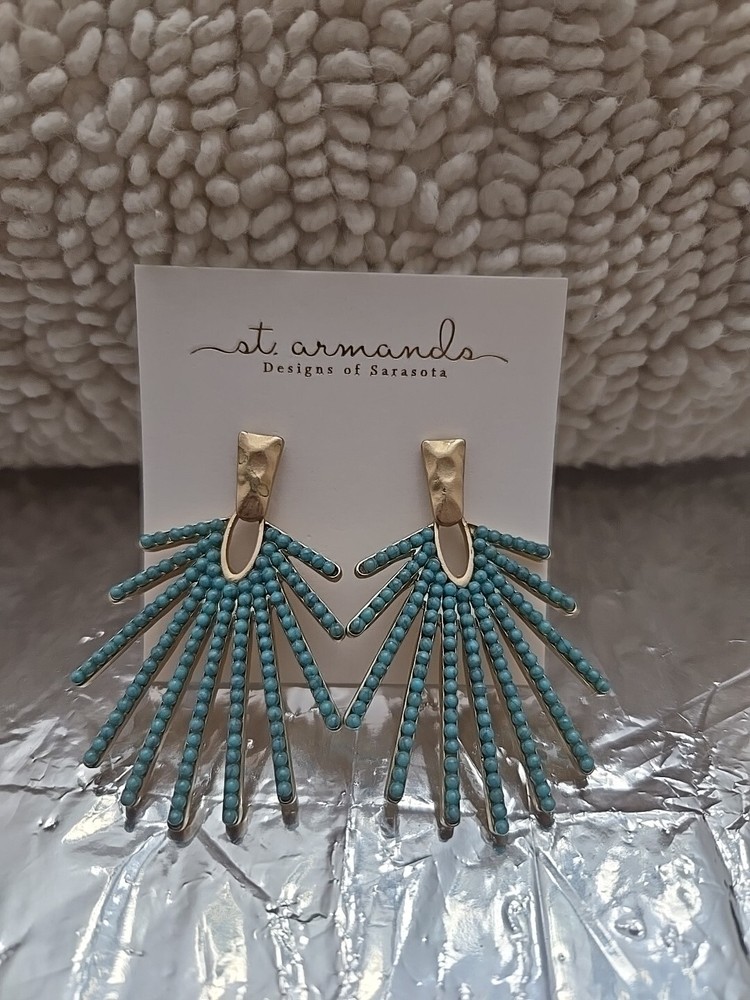 st armands Turquoise Earrings