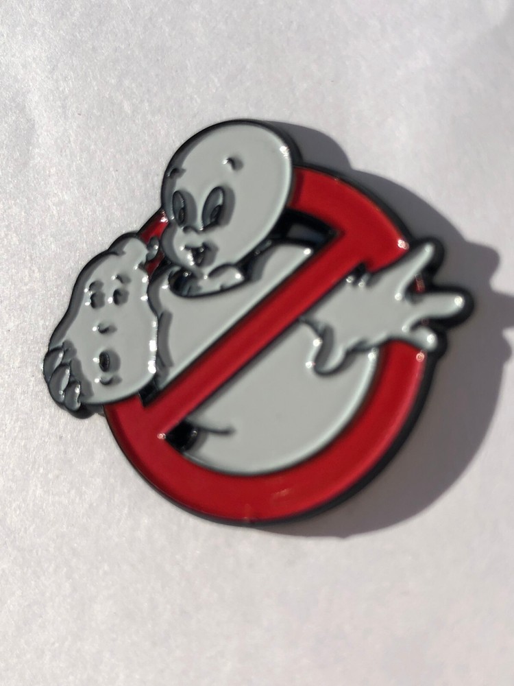 Casper Ghostbusters Mashup HAT PIN Lapel Brooch