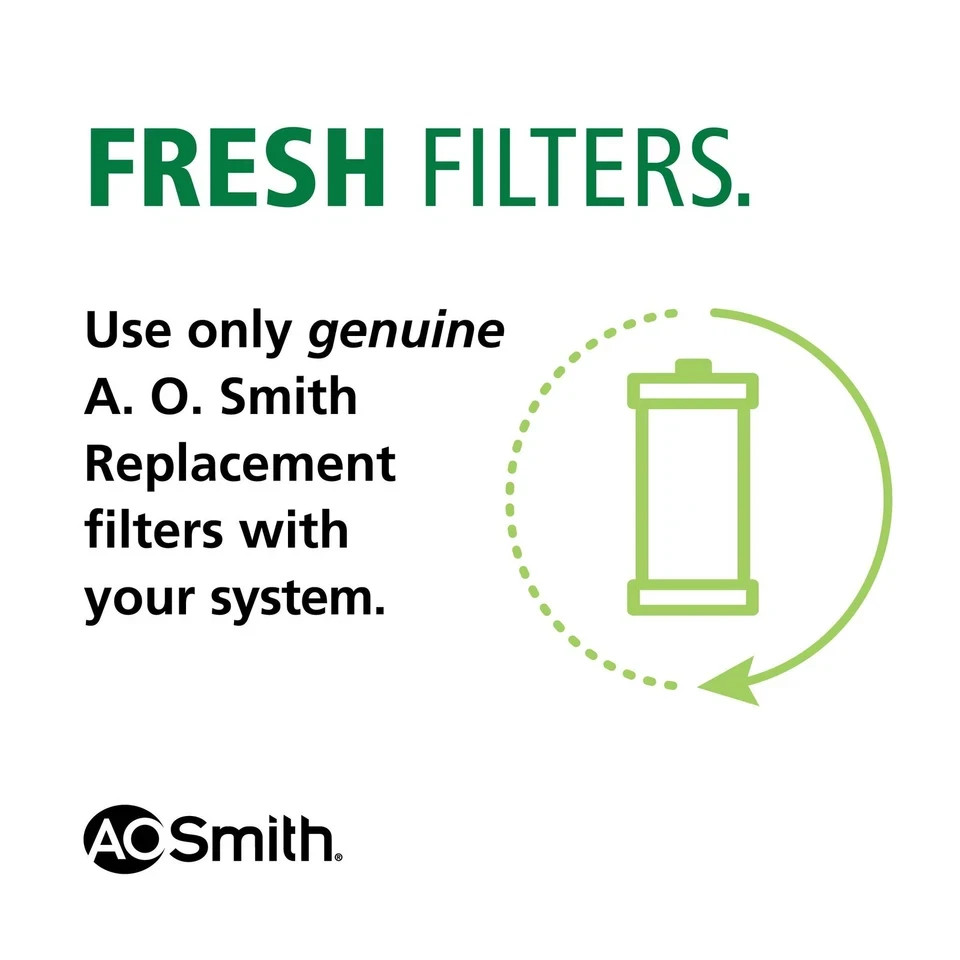AO Smith AO-MF-B-R Under Sink Water Filter Replacement - NSF Cert