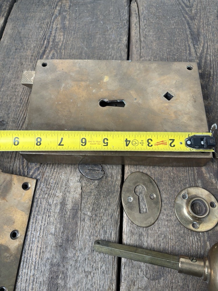 Huge Brass Rim Lock