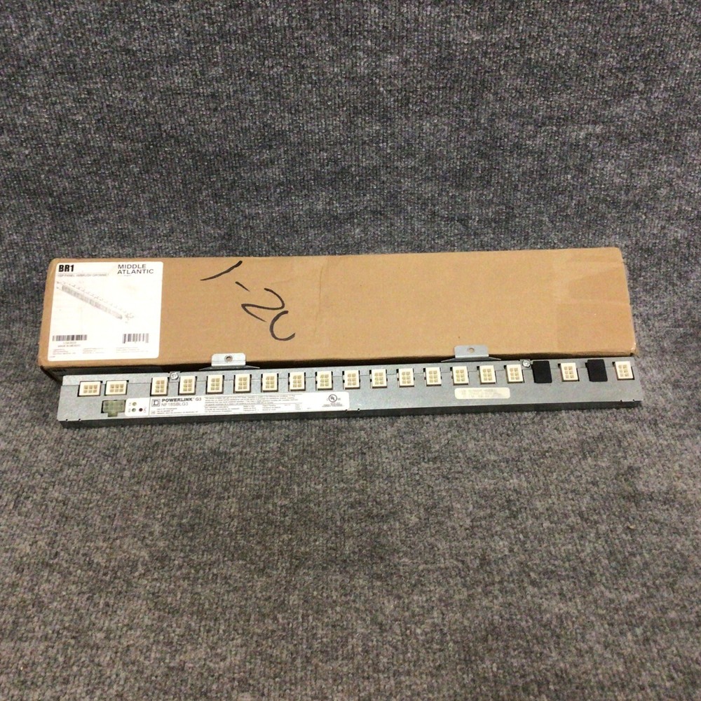 BRI Middle Atlantic 1SP Panel W/Brush Grommet