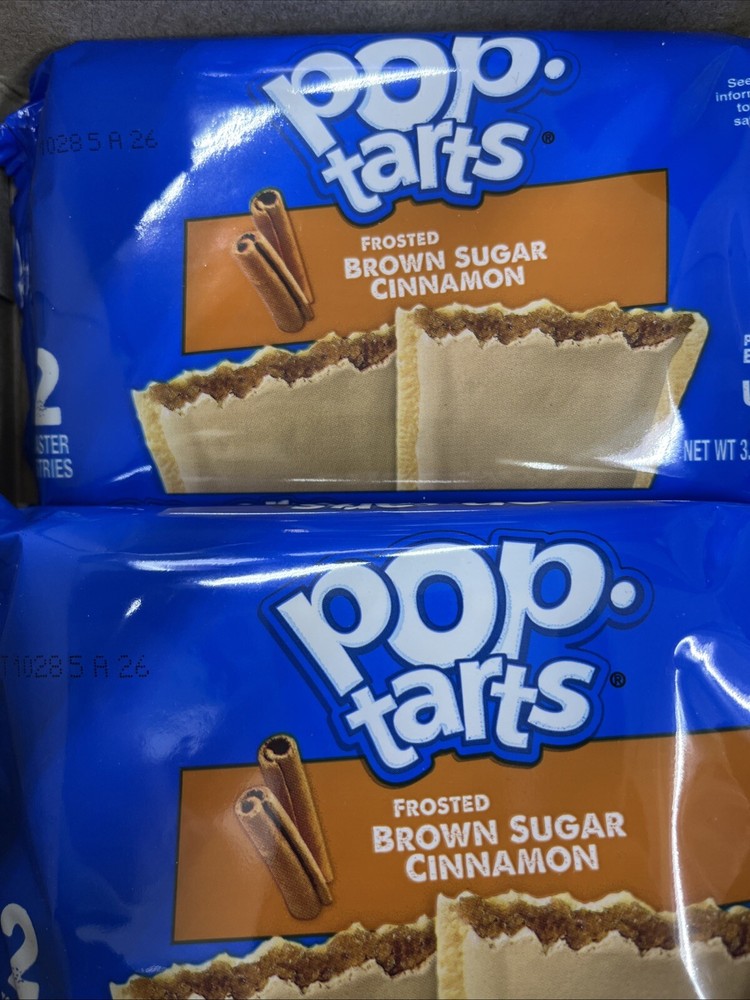 6 Brown Sugar Cinnamon Pop Tart Pouches