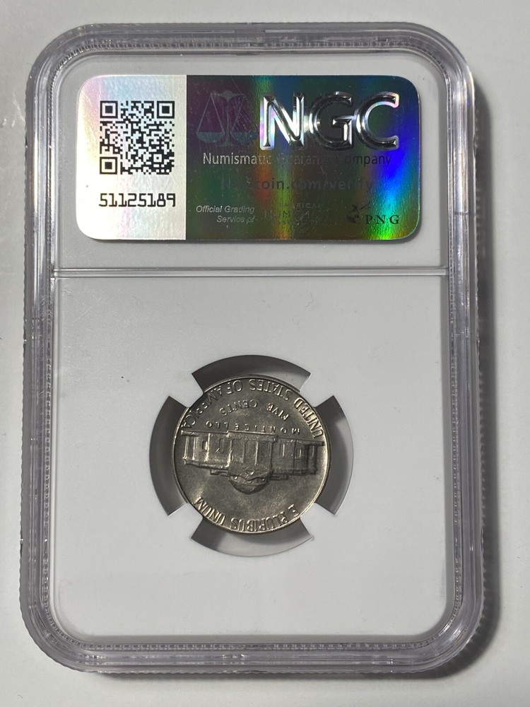 🔥 1966 JEFFERSON NICKEL 5C MS 66 NGC 🔥