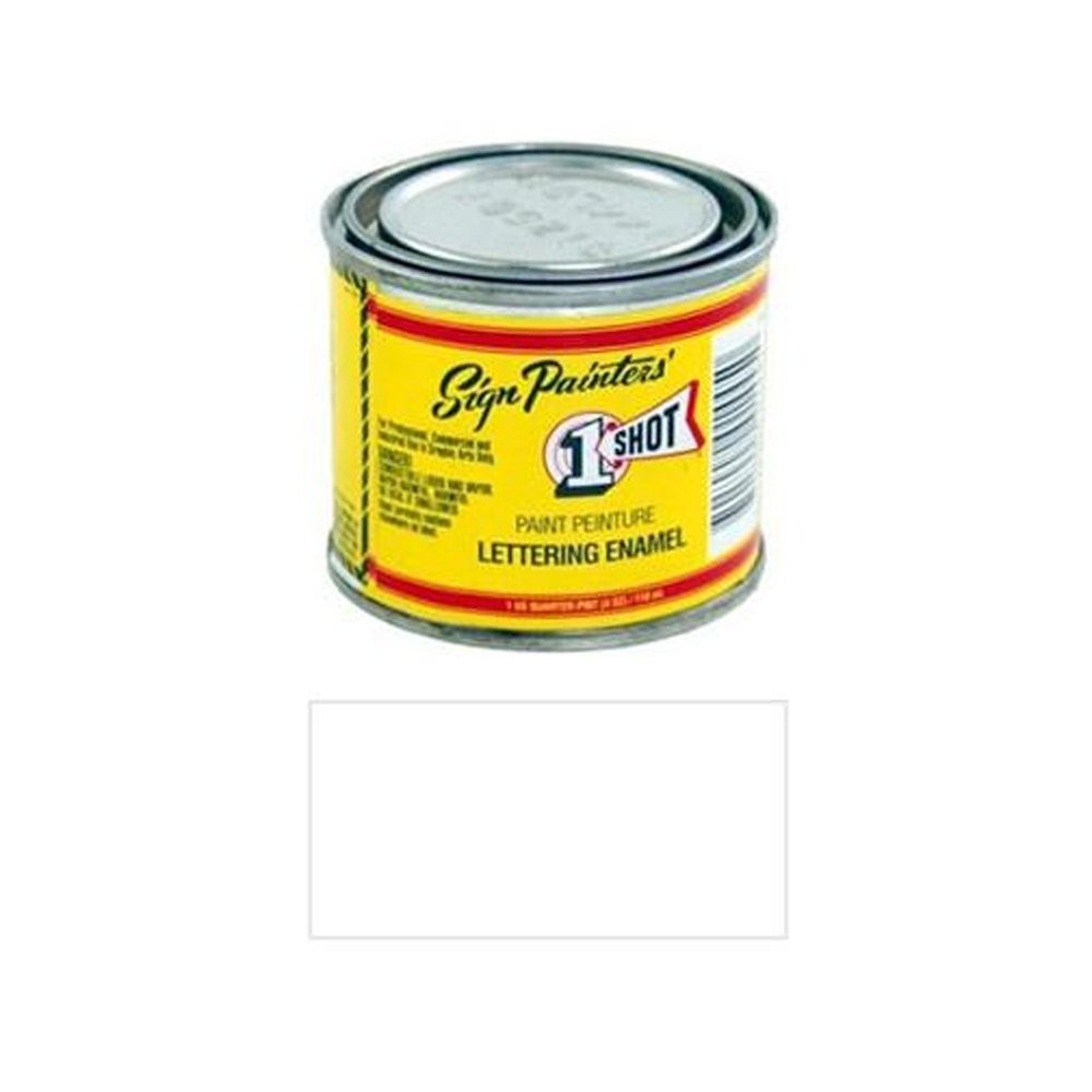 Letter Enamel 103L Polar White 4Oz